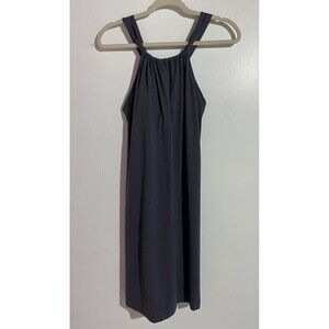 Athleta Swim Dress S Gray Kokomo UPF 50+ Built-in Support Resort Cruise Beach